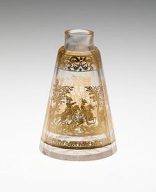 Flask, Bohemia, c. 1730. Creator: Bohemia Glass.