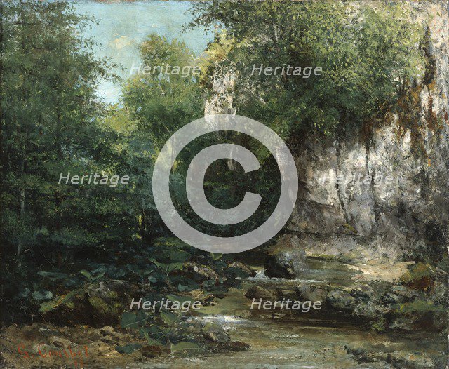 The Banks of a Stream, 1873. Artist: Gustave Courbet.