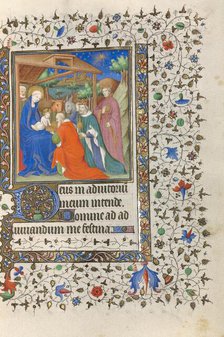 The Adoration of the Magi; Book of Hours, about 1415-1420. Creators: Boucicaut Master, Workshop of the Boucicaut Master.