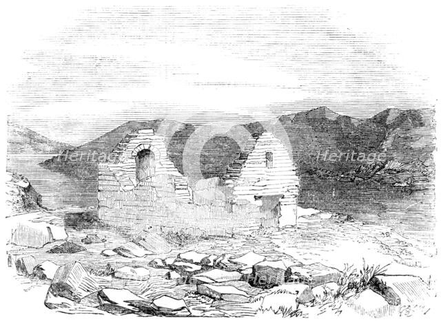 Ruins of Church, in the Fiord of Igaliko, 1856.  Creator: Unknown.