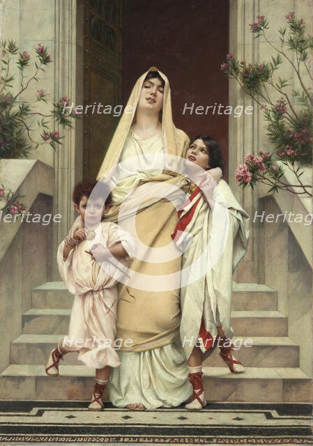 Cornelia, Mother of the Gracchi, 1885. Creator: Boulanger, Gustave Clarence Rodolphe (1824-1888).