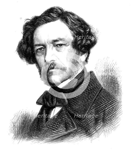 The late F. Winterhalter, portrait-painter, 1873. Creator: Unknown.