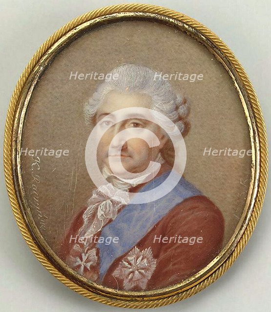 Portrait of Stanislaw II August Poniatowski, 1803.  Creator: Raczynski, Karl, Count  .