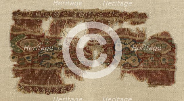 Border, Egypt, 5th/6th century. Creator: Unknown.