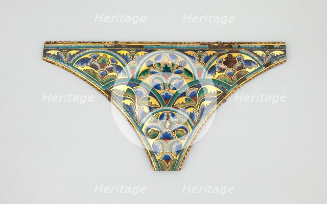 Spandrel for a Reliquary Shrine, Cologne, 1170/1180. Creator: Unknown.