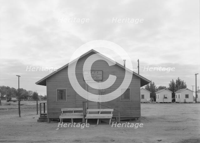 Scene in Shafter, richest potato-producing area in California, 1938. Creator: Dorothea Lange.