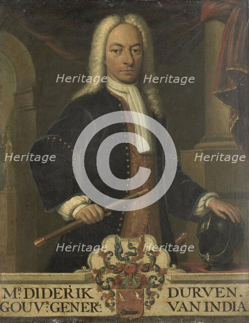 Portrait of Diederik van Durven, Governor-General of the Dutch East Indies, 1736. Creator: Hendrik van den Bosch.
