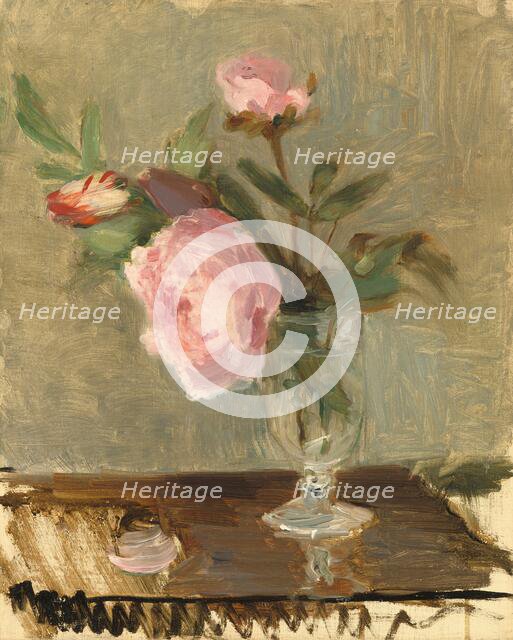 Peonies, c. 1869. Creator: Berthe Morisot.