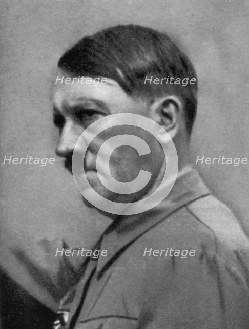 Adolf Hitler, Austrian born dictator of Nazi Germany, 1938. Artist: Unknown