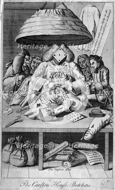 'The Carlton House botchers', 1770. Artist: Anon