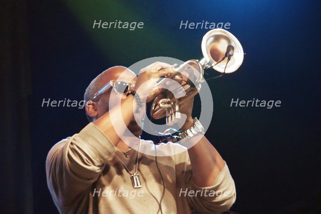 Terence Blanchard, Love Supreme Jazz Festival, Glynde Place, East Sussex, 2015.  Artist: Brian O'Connor.