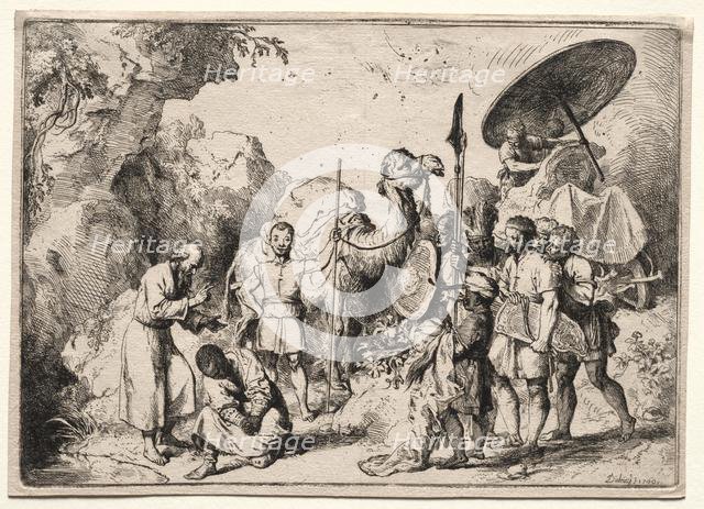 Deacon Philip Baptising the Eunich. Creator: Christian Wilhelm Ernst Dietrich (German, 1712-1774).