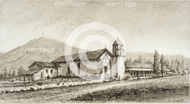 San Buenaventura, Published in 1883. Creator: Henry Chapman Ford.