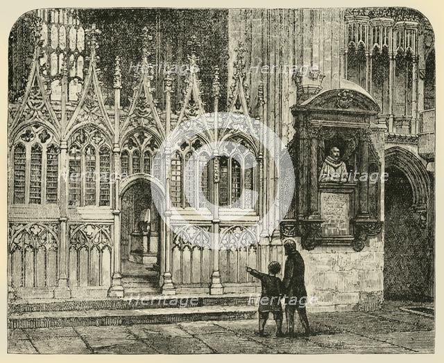 'Transept of the Martyrdom, Canterbury Cathedral', 1890.   Creator: Unknown.