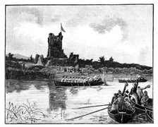 'The Royal tour in Ireland, visit to Ross Castle, Killarney', 1887. Artist: William Barnes Wollen