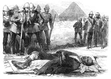 The War in Abyssinia: King Theodore, as he lay dead at Magdala, April 13, 1868. Creator: Unknown.