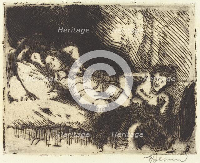 Going to Bed (Le coucher), 1913. Creator: Paul Albert Besnard.