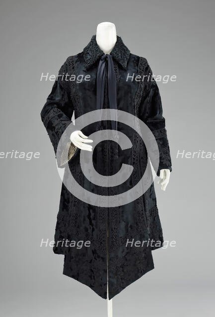 Evening coat, Scottish, 1880-89. Creator: Henry, Darling & Company.