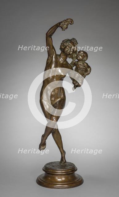 Bacchante and Infant Faun, 1894. Creator: Frederick William MacMonnies (American, 1863-1937).