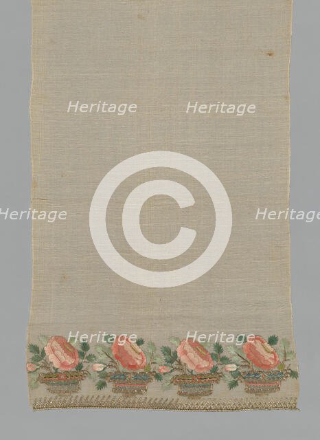 Towel or Napkin, Turkey, 19th century. Creator: Unknown.
