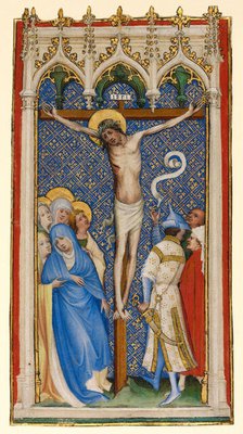 The Crucifixion, about 1400-1410. Creator: Master of St. Veronica.