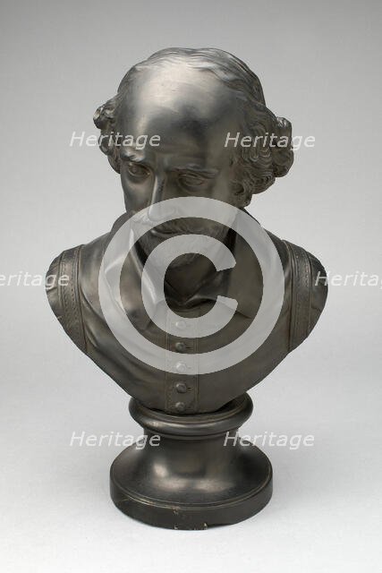Bust of Shakespeare, Burslem, Late 18th century. Creator: Wedgwood.