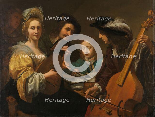 A Musical Company, 1651. Creator: Gerard van Kuijl.