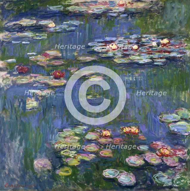 Water Lilies, 1916. Artist: Monet, Claude (1840-1926)