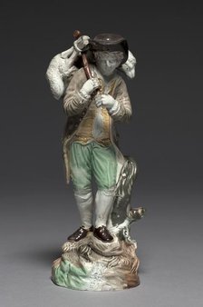 The Lost Sheep, c. 1770. Creator: Staffordshire Factory (British); John Voyez (French).