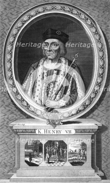 Henry VII, King of England.Artist: Parr