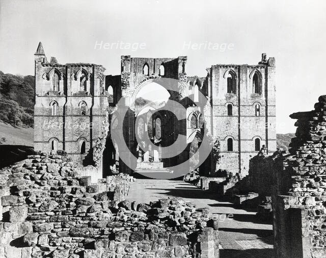 Rievaulx Abbey, Yorkshire, c1955.  Creator: Arthur Charles Kirby Ware.