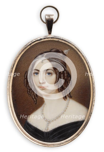 Empress of Brazil Amelia Augusta Eugenia, 1806-1866. Creator: Bodo Winsel.