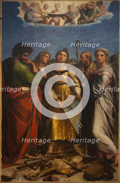 The Ecstasy of Saint Cecilia, ca 1514. Artist: Raphael (1483-1520)