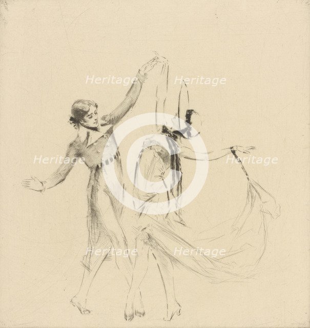 Anna Pavlova dancing a Gavotte, 1922.