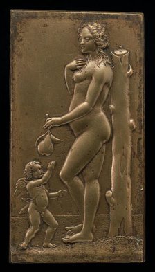 Venus and Cupid, mid 16th century. Creator: Unknown.