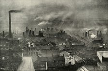 'A Factoryscape in the Potteries', (1938). Artist: Unknown.