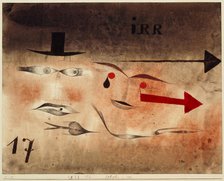 Seventeen, Insane, 1923. Creator: Klee, Paul (1879-1940).