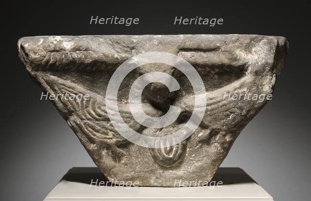 Capital with Birds, 700s-800s. Creator: Unknown.
