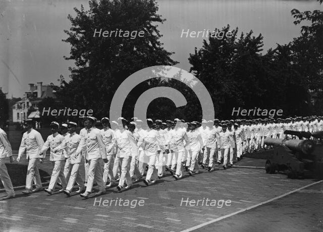 Naval Academy, U.S. - Graduation Exercises, 1917. Creator: Harris & Ewing.