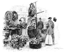 The Flower Market, 1901.Artist: Wilhelm Gause