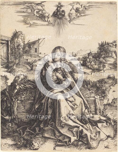 The Holy Family with the Mayfly, 1495/1496. Creator: Albrecht Durer.