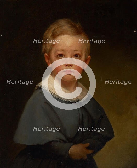 Portrait of Chester Harding Krum, about 1845. Creator: Chester Harding.