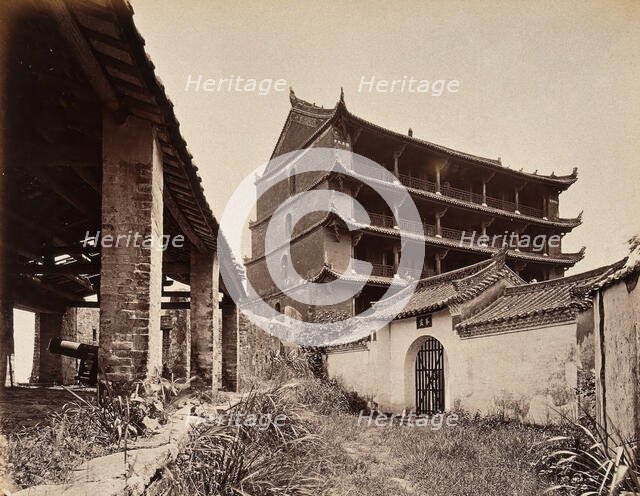 Canton, China: the Five-Storied Pagoda and Old Fort, c1873. Creator: William Pryor Floyd.