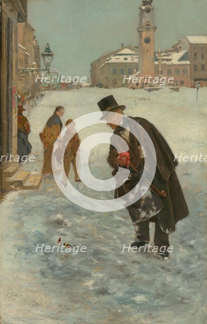 So Easy to Laugh at Another, 1892. Creator: Dominik Skutecky.