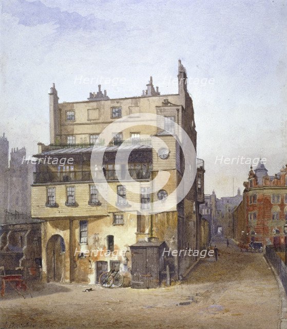 View of a house, Cecil Street, Westminster, London, 1882. Artist: John Crowther