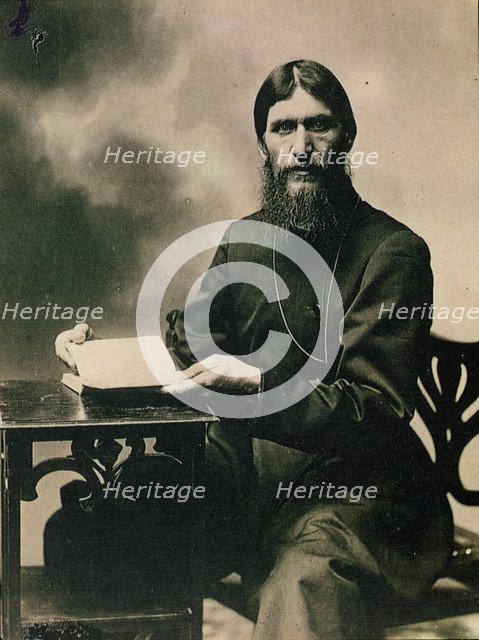 Portrait of Grigori Yefimovich Rasputin (1869-1916), 1910s.
