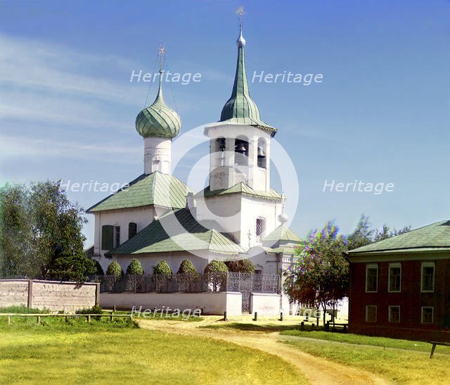Church of Saint Nicholas the Wonder Worker, on Podozere, Rostov Velikii, 1911. Creator: Sergey Mikhaylovich Prokudin-Gorsky.