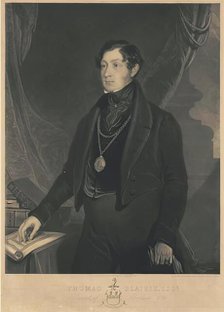 Portrait of Sir Thomas Blaikie, (1802-1861), 1841. Creator: John Phillip.