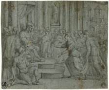 Solomon Receiving the Queen of Sheba, n.d. Creator: Bernardo Castello.