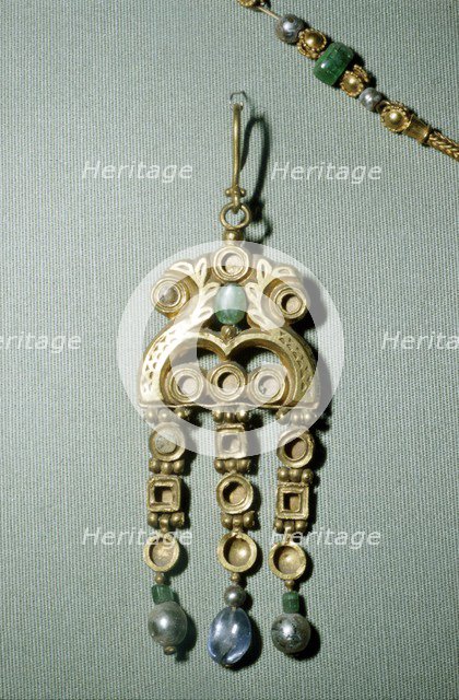 Byzantine Gold treasure from Assiut or Antinoe, Egypt, 600. Artist: Unknown.